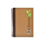 Gıpta Gıpta Enviro Spiralli Sert Kapak Alli Defter A4 Düz 100 Yaprak Kraft (2919) Çok Renkli
