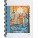 Gipta Gıpta Exclusive Cıty Sert Kapaklı Sp Defter 17X24 80 Yp Çizgili