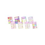 Gıpta Girls 16x24 3 Yaprak Ders Programlı Okul Etiketi