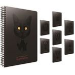 Gıpta Glow Notes 17x24 cm 120 Yaprak Kareli 4203 Asorti 1 Adet Spiralli Sert Kapak Defter