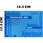 Gıpta Gürmat Apartman Gelir-Gider Makbuzu 2/50 Otokopili Kod : 031 - ajanda