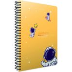 Gıpta Happıness Spiralli Karton Kapak A5 80 Yaprak Kareli Sarı Defter