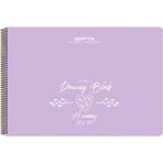 Gıpta Harmony Pp Kapak Spiral Resim Defter (25*35 Cm)-30 Yaprak ( 2 Adet) - Çok Renkli - Resim Defteri - Boyut