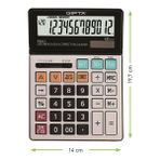 Gıpta Hesap Makinesi Masa Üstü 12 Hane F3041 - Renkli