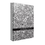 Gıpta Hope Ince Kapak Spiralli Çizgili 80 Yp 19 x 26 cm Desenli Defter