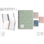 Gıpta Indx 4 Ayraçlı Spiralli Sert Kapak Defter 17X24 120 Yp Çizgili Özel Index Kesimli Sayfalar.