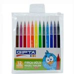 Gıpta K4151 12 Fırça Uçlu Keçeli Kalem