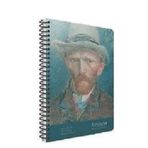 Gıpta Kareli Spiralli Van Gogh Otoportre Defter