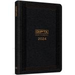 Gıpta Kasa Ajandası 2024 Siyah Renk 17x24 cm 432 Sayfa Düzenleyici Özellikli