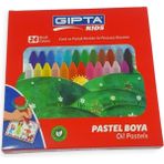 Gıpta Kids 24 Renk Pastel Boya Kırılmaz ve Toksik Madde İçermeyen Çok Amaçlı Ürün