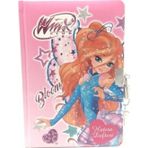 Gıpta Kilitli Hatıra Defteri Winx İp Dikişli Sert Kapak 14X20Cm 96 Yaprak 3431 (Karışık Renk 1 Adet)
