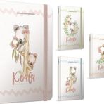 Gıpta Koala Ip Dikişli Sert Kapak Lastikli Not Defteri 13X21CM 120 Yaprak Çizgili (4 Lü Paket) 4546