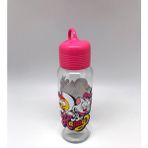 Gıpta Kral Şakir Desenli Cam Matara 450 cc - Pembe - 1