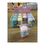 Gıpta MACARON SİLGİ 1 ADET - ŞEKİLLİ SİLGİ - BEZ ÇANTA HEDİYELİ