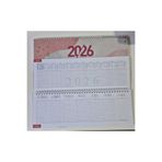 Gıpta masa üstü takvim 2026 haftalık 12*33 cm ebatında