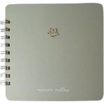 Gıpta Micro Notes 100 Yaprak Çizgili 16 x 16 cm Pastel Gri Defter
