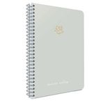 Gıpta Micro Notes Pastel Gri Sert Kapak 100 Yaprak Kareli Spiralli Defter