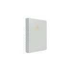 Gıpta Micro Notes Spiralli Pastel Gri Sert Kapak 100 Yaprak 17x24 Çizgisiz Defter
