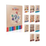 Gıpta My Notes Tel Dikişli Ofset PP Kapak A5 80 Yaprak Kareli Defter