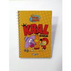 Gıpta Not Defteri Kral Şakir Spiralli Karton Kapak A6 Küçük Boy 6014 (36 Lı Paket)