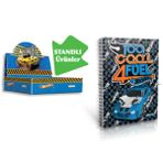 Gipta Not Defteri Spiralli Karton Kapak ( 36 Li Stand) A6 Hot Wheels 5395