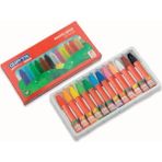 Gıpta Pastel Boya 12 Renk Köşeli K3601 - 001-Renkli