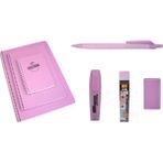 Gıpta Pastel Renkler Defter Kalem Seti Pastel Lila
