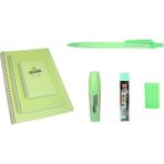 Gıpta Pastel Renkler Defter + Kalem Seti Pastel Yeşil