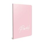Gıpta Pastels Tel Dikişli Plastik Kapak 17x24 80 Yaprak Kareli Defter