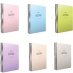 Gıpta Pastoral 120 Yaprak A4 Spiralli Çizgili 6'lı Pp Kapak Defter Seti