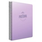 Gıpta Pastoral 17x24 cm Spiralli Plastik 72 Yaprak Kareli Kapak Defter