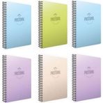 Gıpta Pastoral 3 Kareli + 3 Çizgili Pp Kapak 120 Yaprak A4 Spiralli Defter