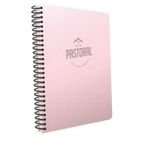 Gıpta Pastoral 3248 Açık Pembe PP Kapak 120 Yaprak A4 Kareli Spiralli Defter