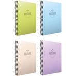 Gipta Pastoral 60 Yp. A4 Spiralli Pp. Kapak 2 Kareli + 2 Cizgili Defter