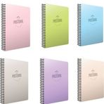 Gıpta Pastoral 72 Yaprak A4 Spiralli 3 Kareli + 3 Çizgili Pp Kapak Defter