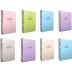 Gıpta Pastoral 8 Adet 96 Yaprak A4 Spiralli Pp Çizgili Kapak Defter