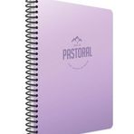 Gıpta Pastoral 96 Yaprak Kareli Pastel Mor Defter