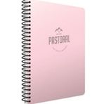 Gıpta Pastoral 96 Yaprak Kareli Pastel Pembe Defter