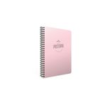 Gıpta Pastoral A4 120 Yaprak Kareli Pp Kapak Spiralli Defter Pembe
