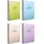 Gıpta Pastoral A4 Plastik Kapak Spiralli 2 Kareli + 2 Çizgili Defter
