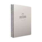 Gıpta Pastoral A4 Spiralli Pp Kapak Kareli 120 Yaprak Pastel Pembe Defter