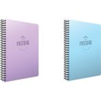 Gıpta Pastoral Spiralli A4 96 Yaprak Pp Kapak Çizgili 2'li Defter