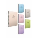 Gıpta Pastoral Spiralli Plastik Kapak A4 120 Yaprak Çizgili Defter
