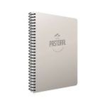Gıpta Pastoral Spiralli Pp Kapak 60 Yaprak A4 Kareli Pastel Gri Defter