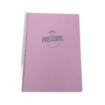 Gıpta Pastoral Spiralli Pp Kapak 60 Yaprak A4 Kareli Pastel Mor Defter