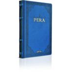 Gıpta Pera 17x24 150 Yaprak Deri Kapak Ciltli Defter (1993) Çizgisiz Lacivert