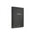 Gıpta Pera 17x24 150 Yaprak Deri Kapak Ciltli Defter (1993) Çizgisiz Siyah