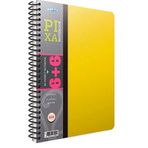 Gıpta Pixa Spiralli Seperatörlü PP Kapak A4 160 Sayfa 4+4 Kareli Çizgili Defter