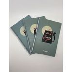Gıpta Post-Book Spiralli Karton Kapak 17X24 80 Yaprak Kareli 3'lü Defter