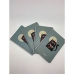 Gıpta Post-Book Spiralli Karton Kapak 17X24 80 Yaprak Kareli 4'lü Defter
